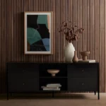 Matte Black Luxe TV Unit