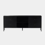Matte Black Luxe TV Unit - Image 2