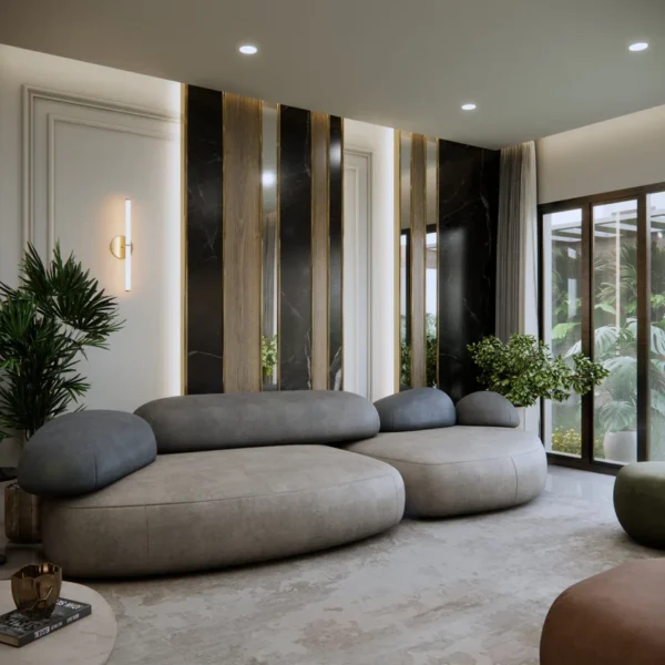 Creative Bubble Rock Shaped Sofa