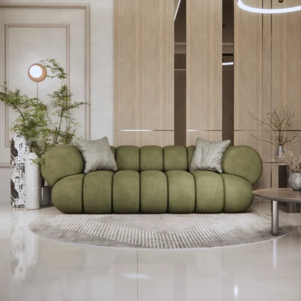 3 Seater European Minimalist House Puff Sofa