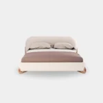 Cloud Comfort Upholstered Bed With Rounded Headboard - Image 2