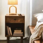 Achilles Solid Wood Bed Side Table