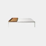 Balance Marble-Wood Coffee Table - Image 2