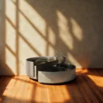 Dual Slice Orbit-Inspired Coffee Table