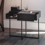 Minimalist Asymmetrical Storage Side Table - Image 3
