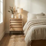 Dazbog Solid Wood Bed Side Table