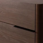 Dark Wood Bedroom Side Table - Image 2