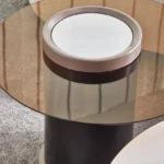 Luxe Dual-Tier Circular Coffee Table - Image 2