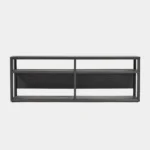 Black Oak Minimalist Open-Shelf TV Unit - Image 2