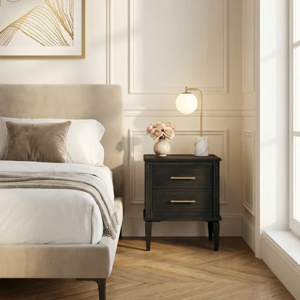 Raven Solid Wood Bed Side