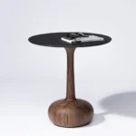 Artisan Crafted Pedestal Round Table - Image 2
