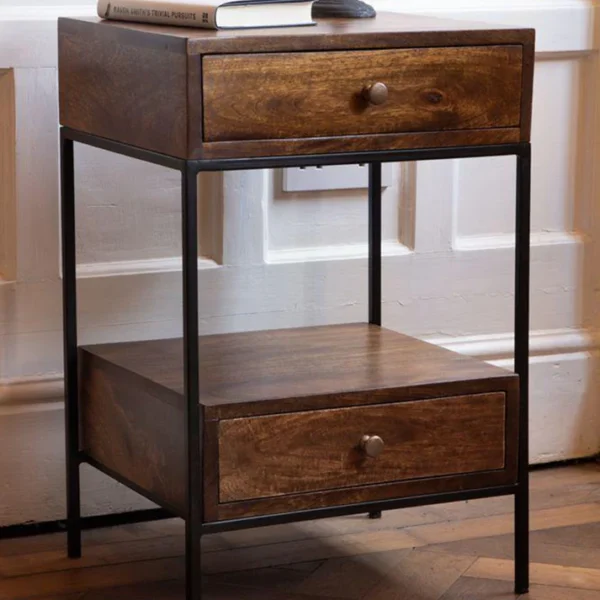 Stubborn 2-Drawer Bedside Table