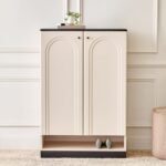 Saga 18 Pairs Shoe Cabinet - Beige