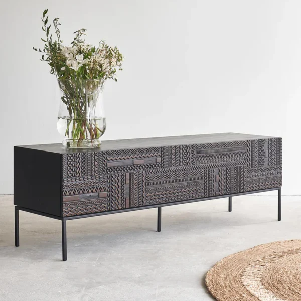 Ancestors Carved TV Unit