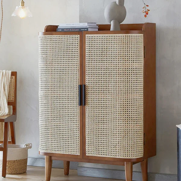 Eddy Rattan Shoe Rack